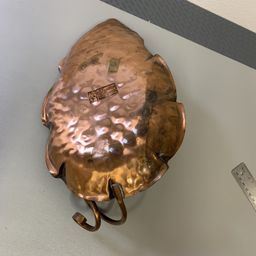 Gregorian Hammered Copper Serving Plate