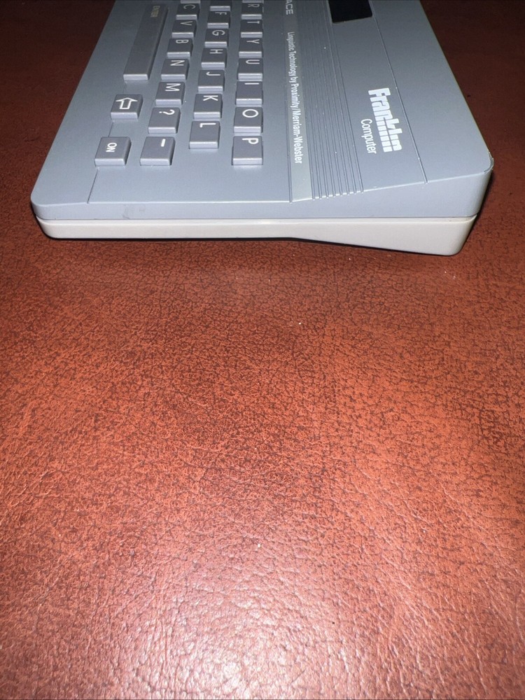 Franklin Computer Spelling Ace Linguistic Technology Model SA 98 Tested