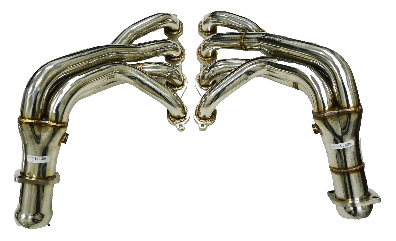 OBX Stainless 14-19 Chevy Corvette C7 6.2L Long Tube Manifold Green Catted XPipe