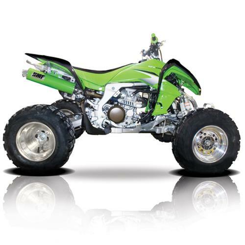 HMF Performance Black Full System Exhaust Blackout Euro Cap Kawasaki KFX 450R