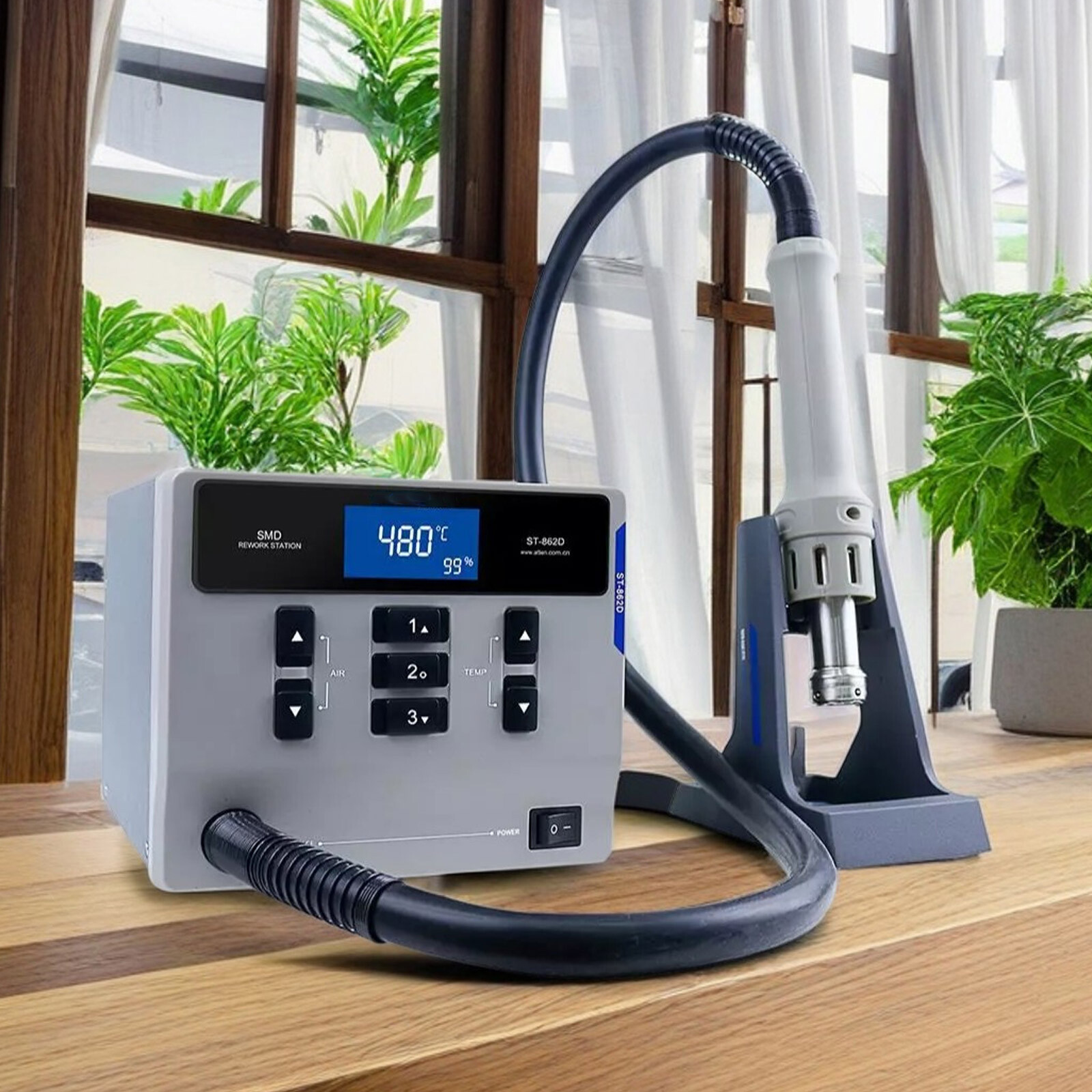 ATTEN St-862D 1000W Hot Air Digital Display Desoldering  Rework Station