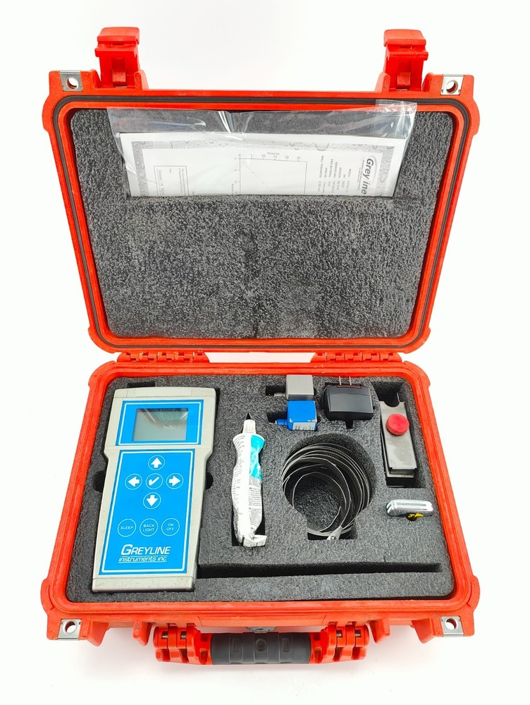 Greyline PTFM 1.0 Transit Time Flow Meter w/case