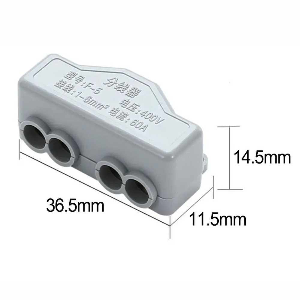 Secure Fixing Quick Terminal Block with Low Resistance Design for Cables