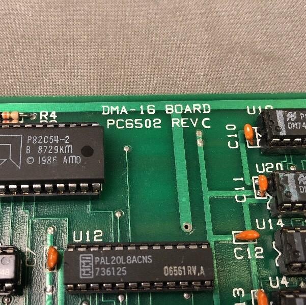 Metrabyte DMA-16 PC6502 Rev C 8746 ISA Interface Board