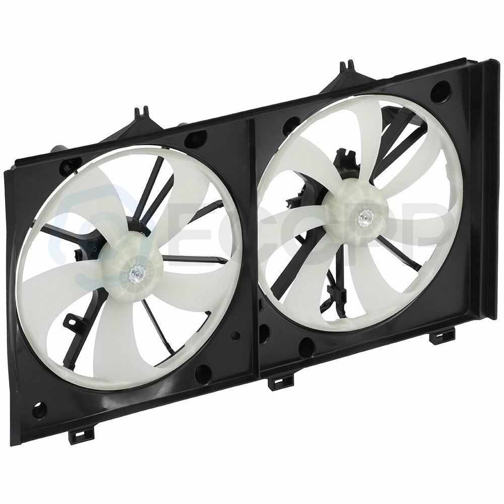 Radiator Condenser Cooling Fan Assembly For 2007 2008 2009-2011 Toyota Camry