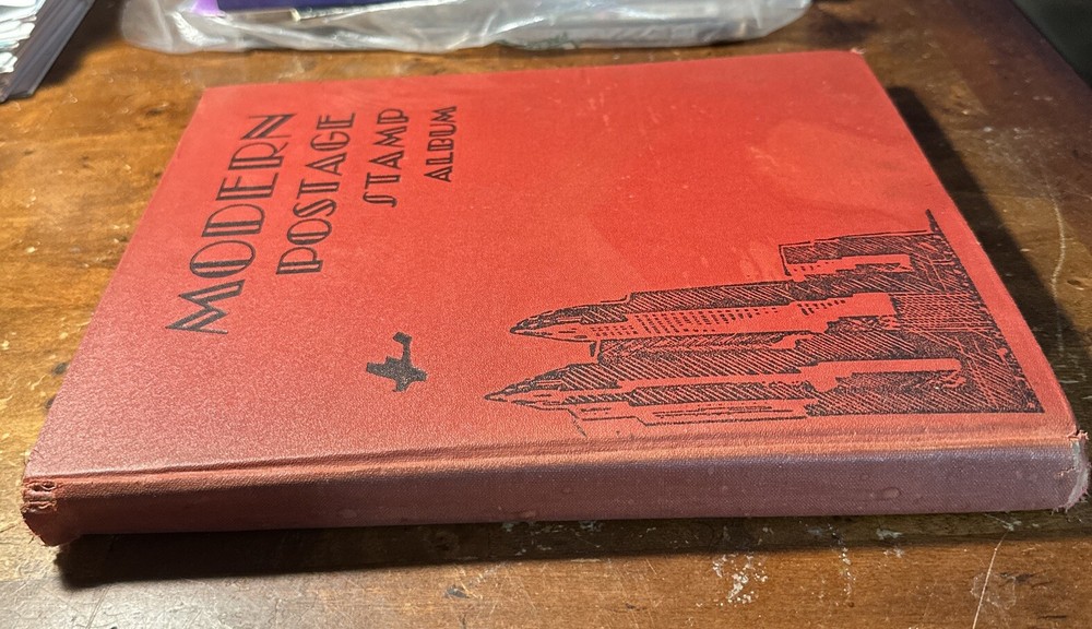 1946 Modern Postage Stamps Book From All Over The World With Stamps