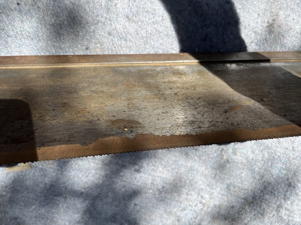 Disston Stanley Miter Box Saw 27 3/4 “ Blade Very Sharp Teeth Nothing Broken