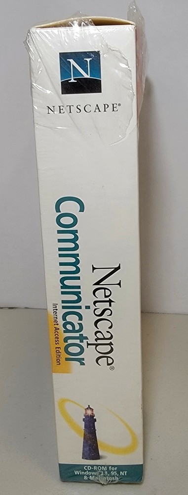 1997 Netscape Communicator Inet Acc Edition 4 PC&Mac CD, Retail Big Box Complete