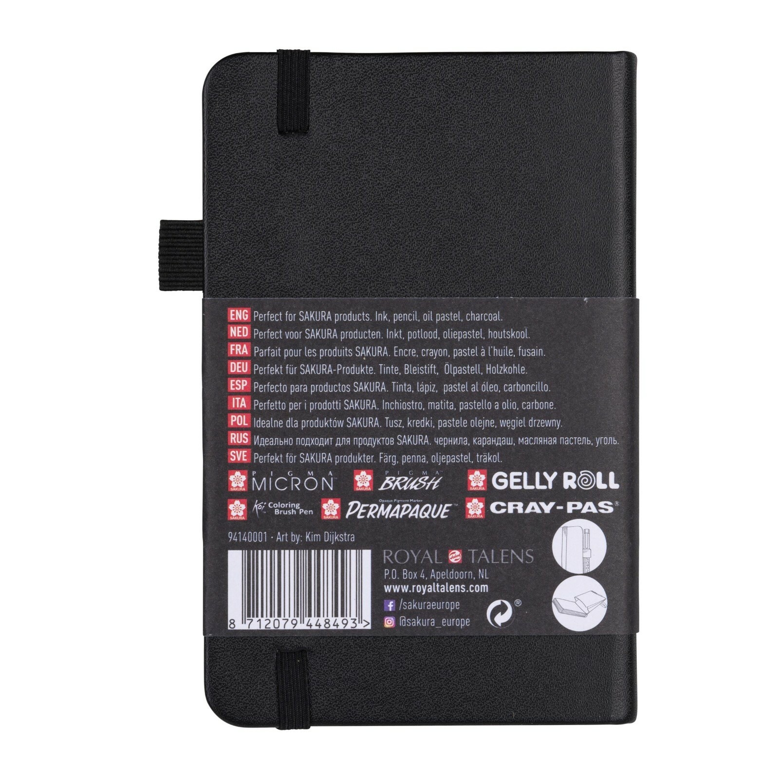 Sakura Sketch Note Book 80 pages 140gsm Crème White Paper Various Size