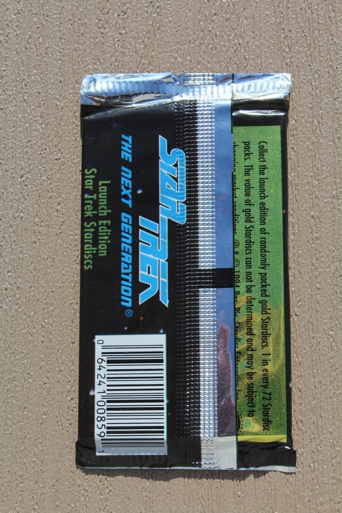 1994 STAR TREK STARDISCS LAUNCH EDITION NEXT GENERATION 6 DISC SEALED PACK-READ!