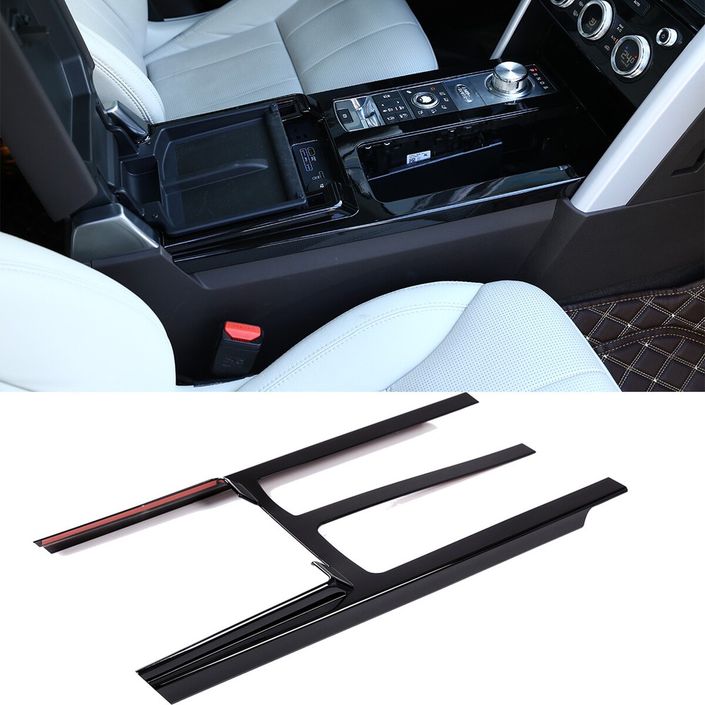 For Land Rover Discovery 5 2017-2020 Black Central Console Gear Shift Frame Trim