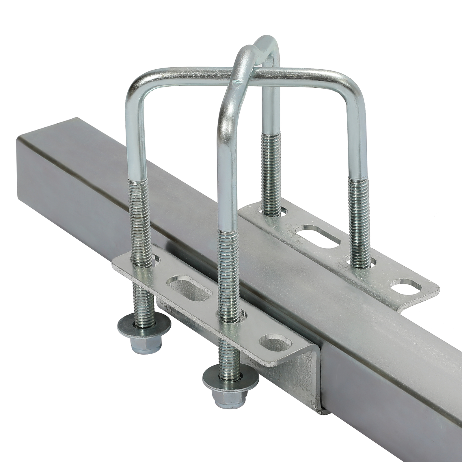 Pair 60" Boat Trailer Zinc-Plated Guide On Post Kit With PVC Poles Covers