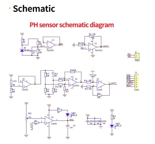 PH Value Data Detection and Acquisition Sensor Module Acidity and Alkalinity ...