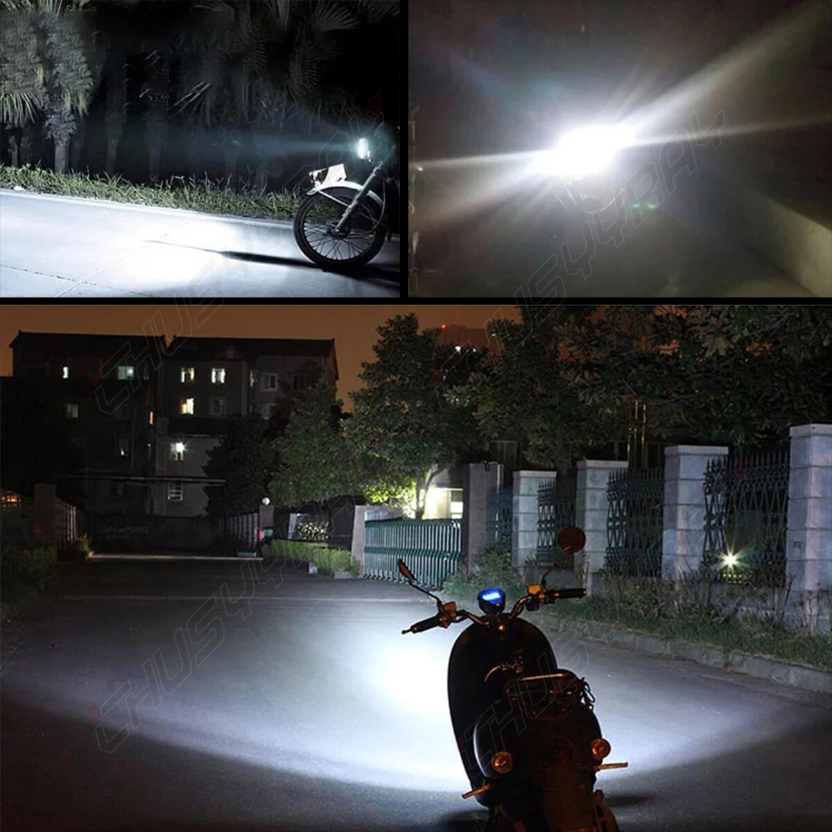 For Kawasaki ZX1400A Ninja ZX14 2006 2007 4x H11 H9 Lamp LED Headlight Bulbs Kit