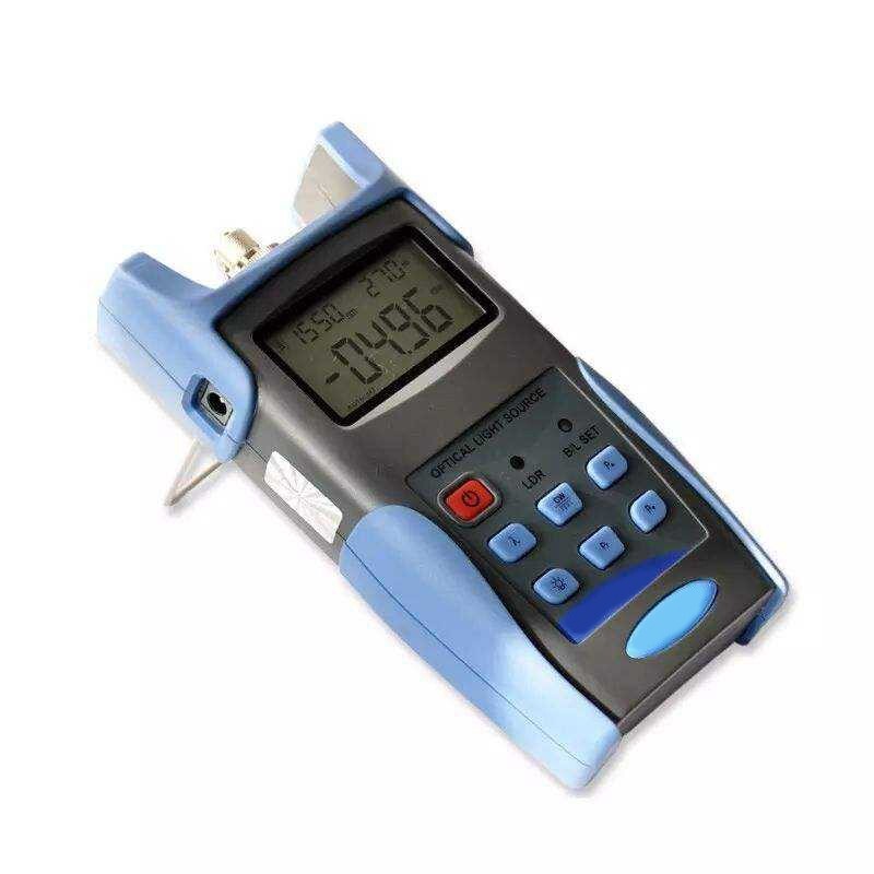 Handheld Optical Fiber Tester Power Adjustable Light Source with -5 ~ -12dBm