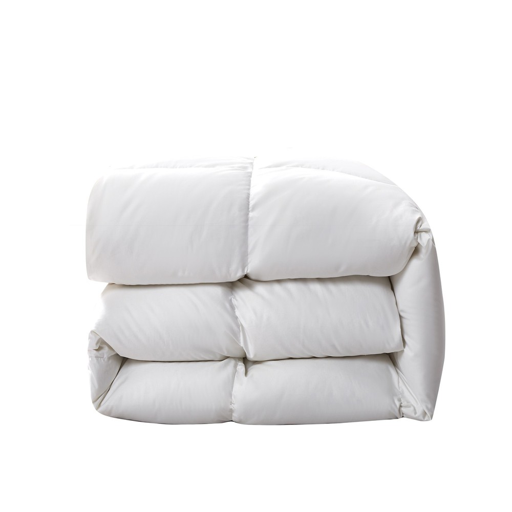 Serta 300 Thread Count White Down Fiber Comforter-Light Warmth