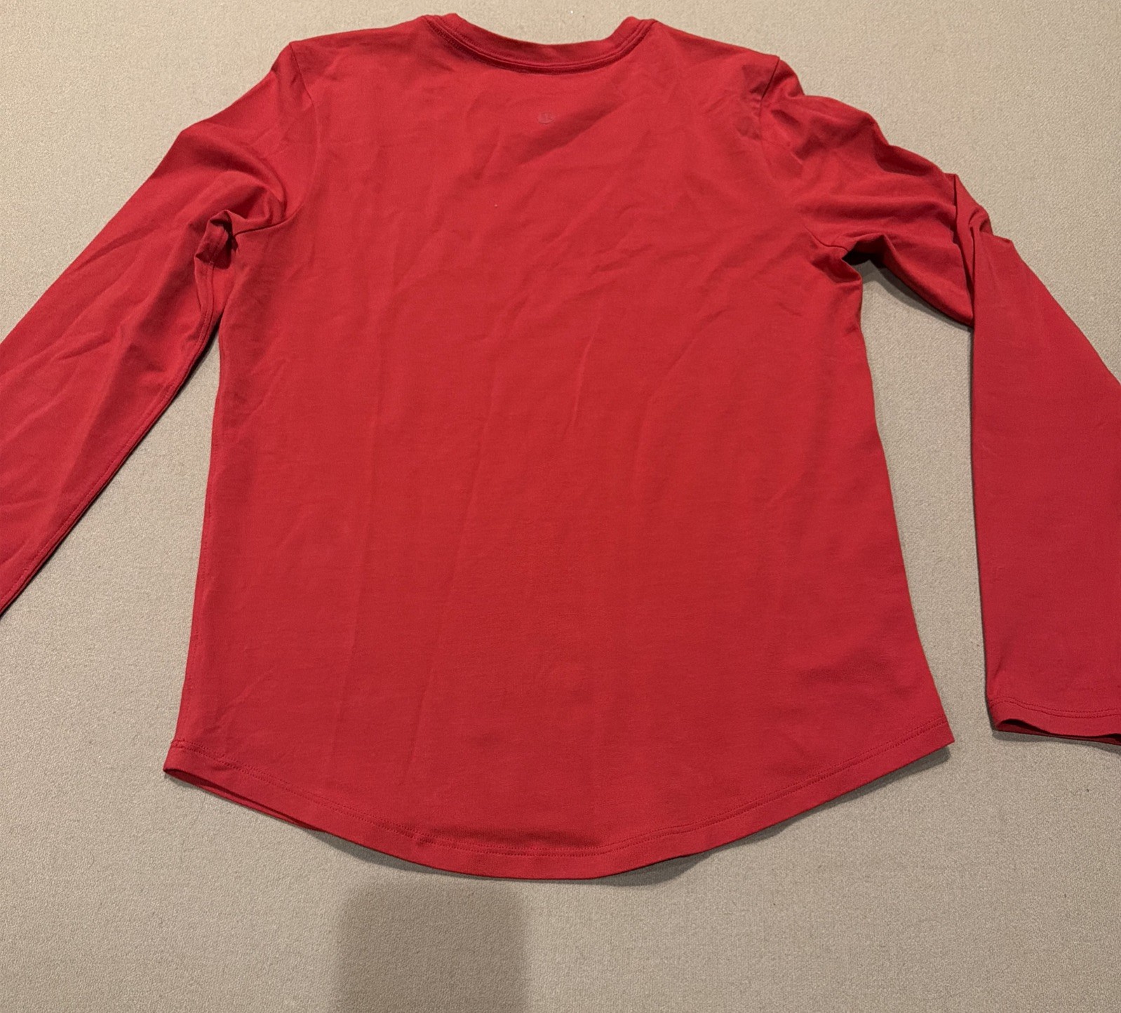 EXCELLENT CONDTN- Lululemon Love Long Sleeve Shirt Red Size 4 ($58)