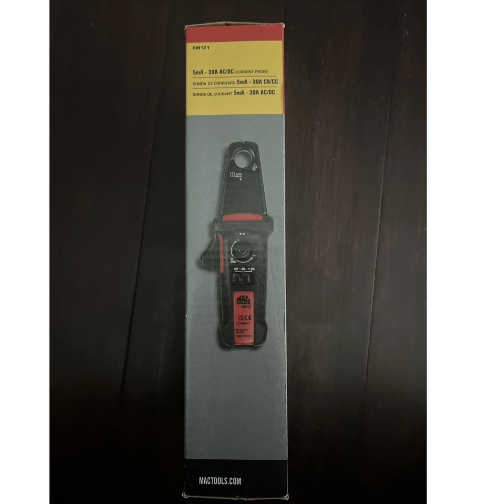 Mac Tools 5mA - 30 A AC/DC Current Probe (EM121) FREE SHIPPING!
