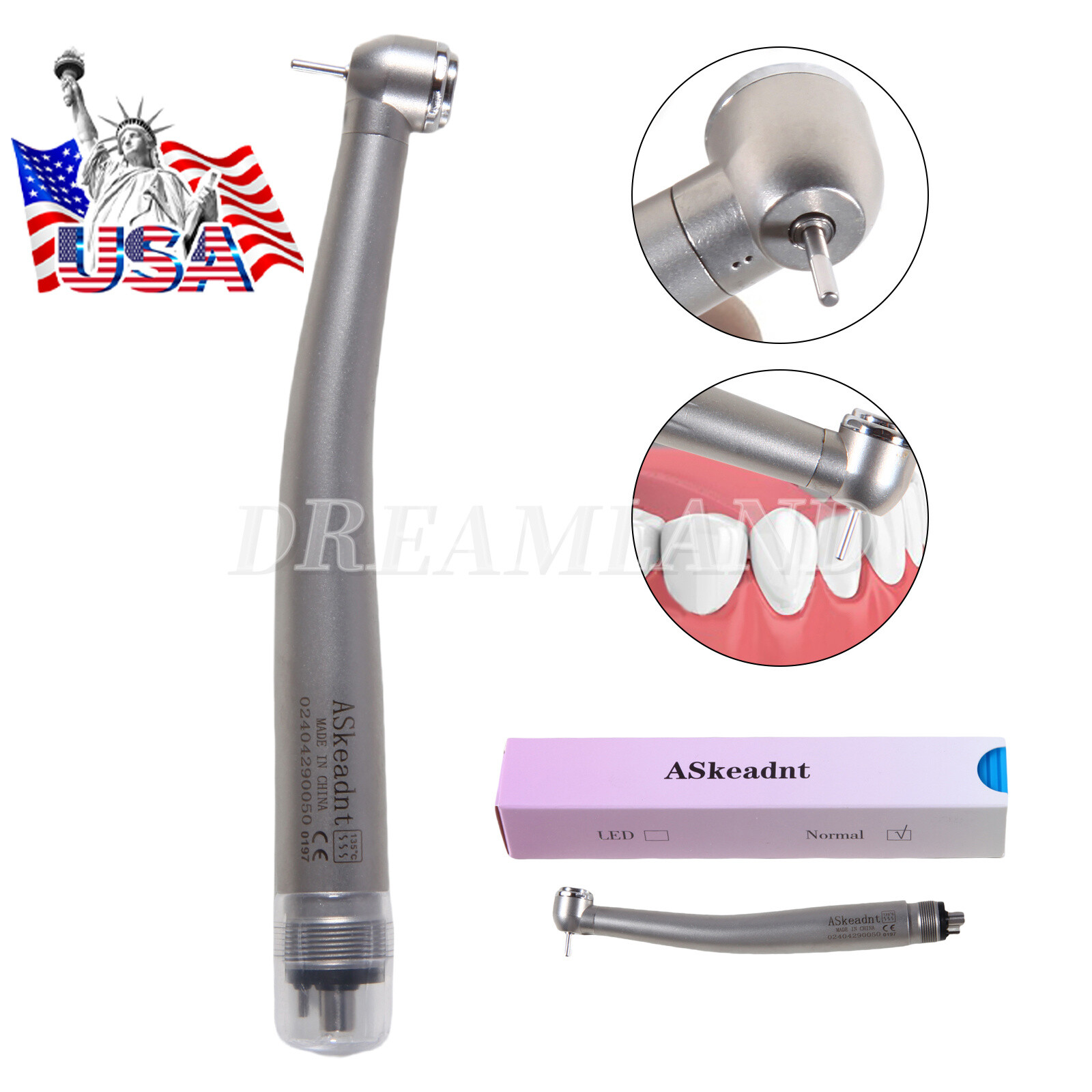 NSK Style Dental Fiber Optic LED E-generator/ High Speed Handpiece 2HOLE/4HOLE
