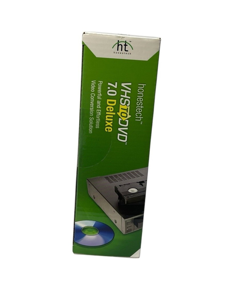 Honestech VHS to DVD/BLU-RAY 7.0 Deluxe Video Conversion Solution USB Windows