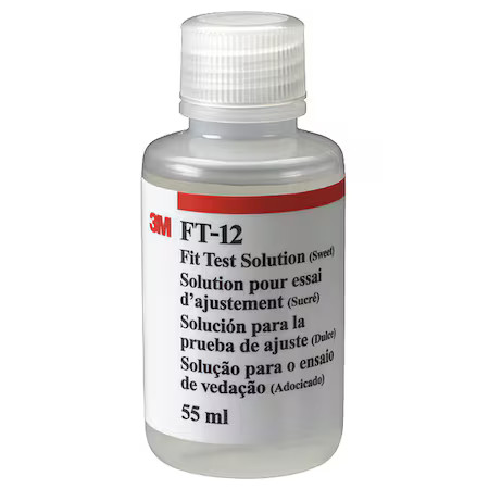 3M Ft-12 Fit Testing Solution, Saccharin, 55Ml