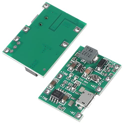 8Pcs 2A USB 18650 Lithium Li-ion Battery Charger Module Adjustable Boost