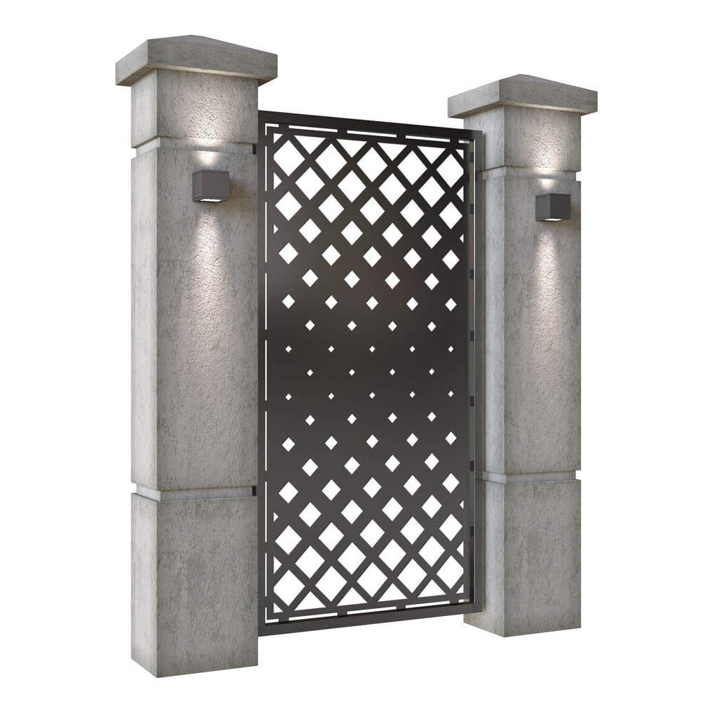 Gorgeous Custom Handcrafted Metal Entry Gate