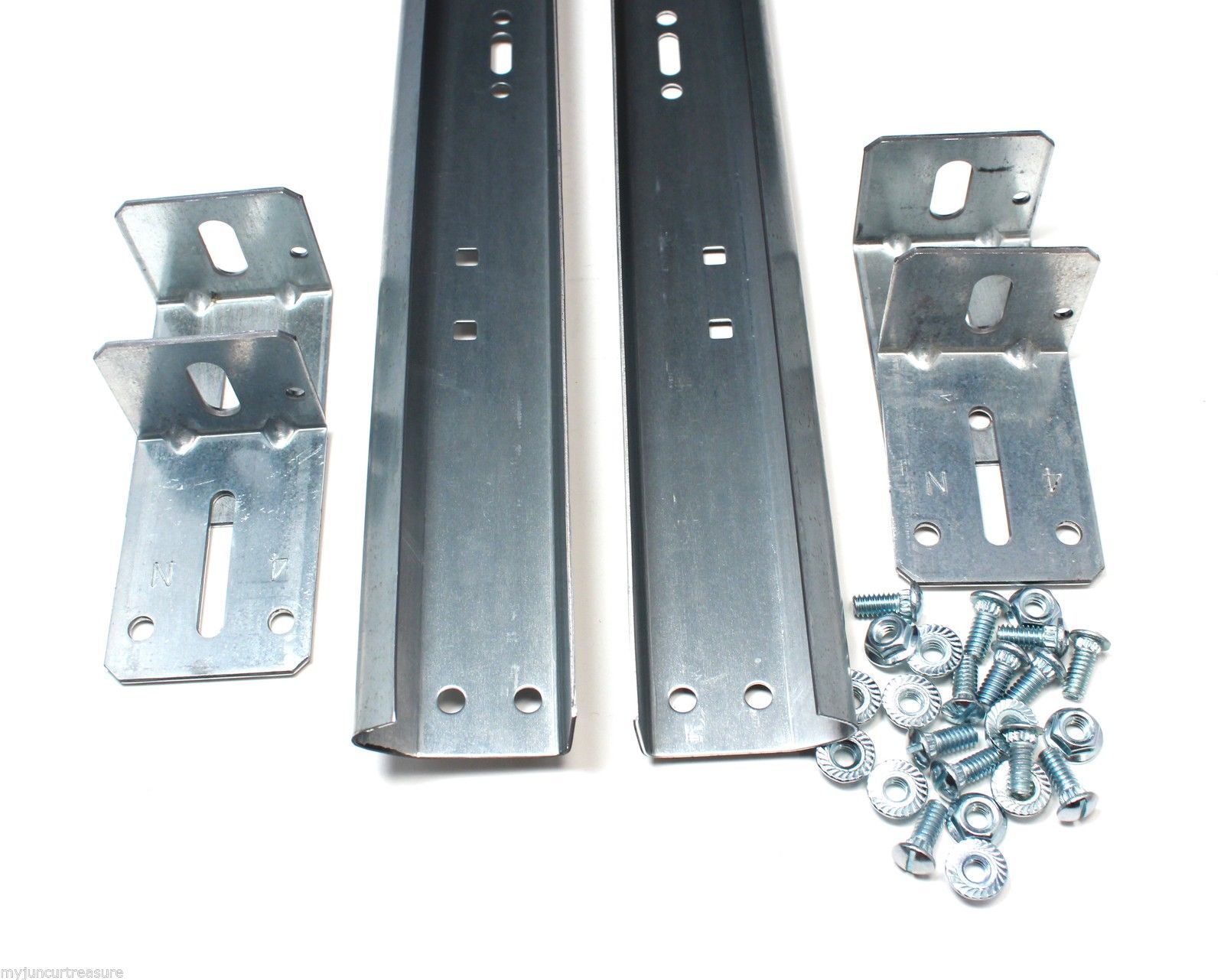 Garage Door Track For 7' High Door - Pair of Vertical Sections 76" in Length