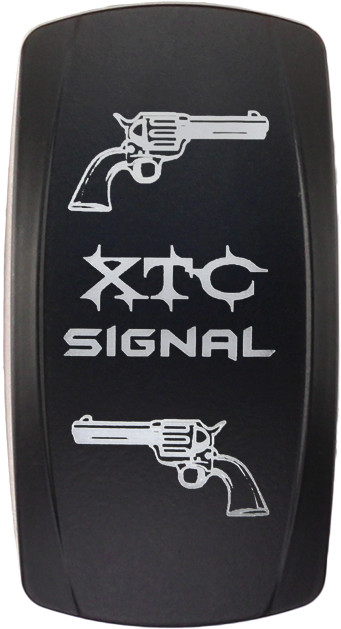 DASH SWITCH ROCKER FACE TURN SIGNAL VERTICAL XTC