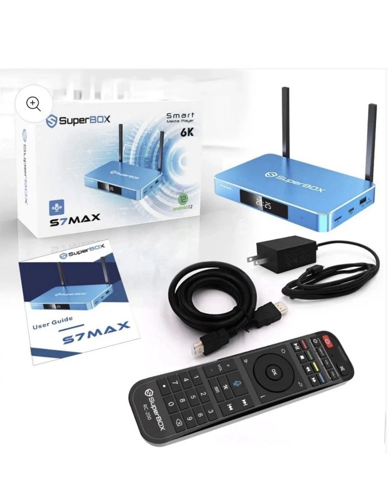 💥SuperBox S7 Max 24/7 Support Authorized Distributor Same Day Shipping💥