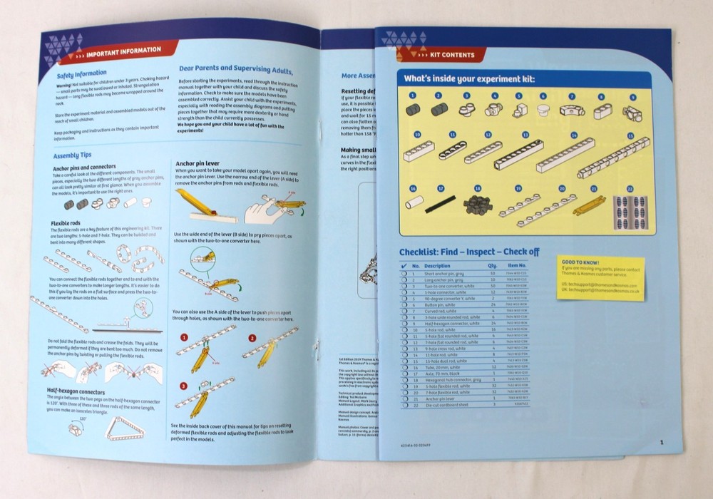 Architectural Engineering Stem Experiment Kit Thames & Kosmos
