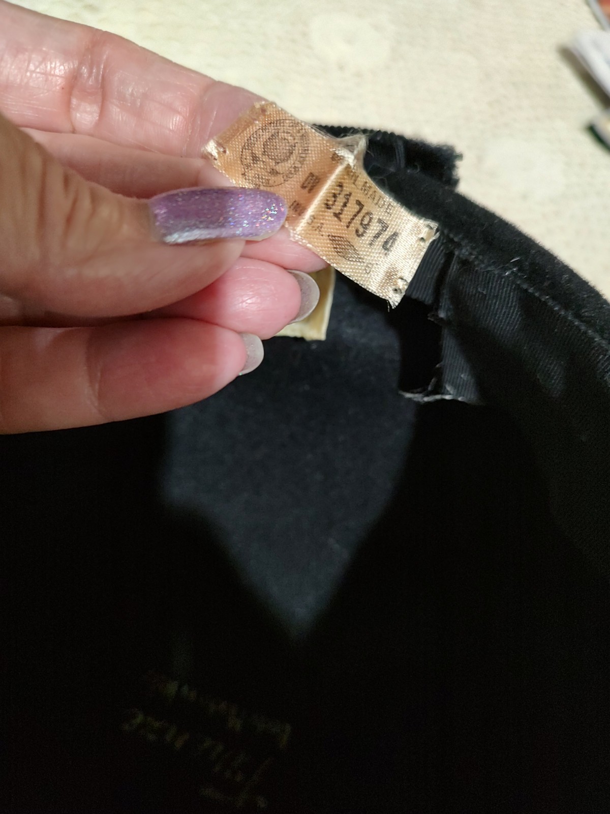 Herbert Bernard Original NY Felt Hat Labeled Firenze body Italy Sz 22