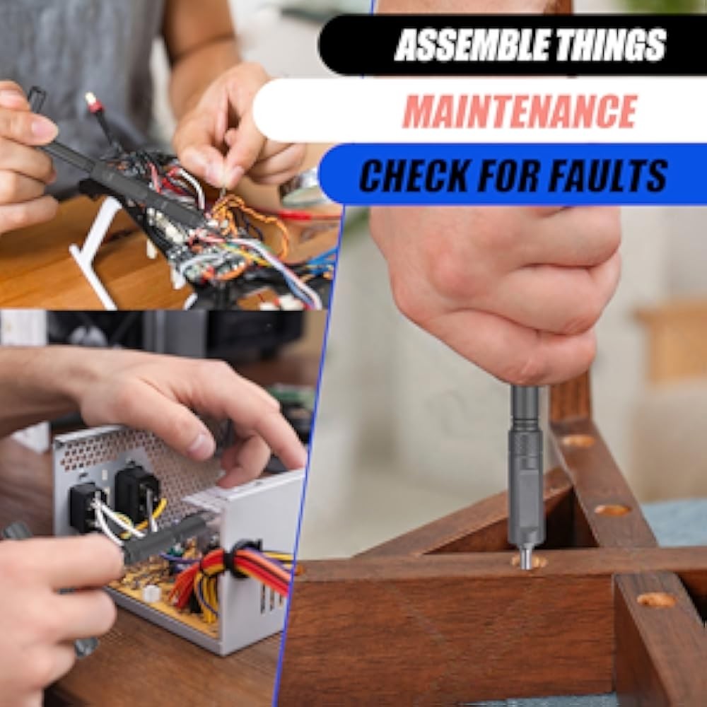 1 Magnetic Screwdriver Set, DIY Ratchet Screwdriver Set, Multi Bit