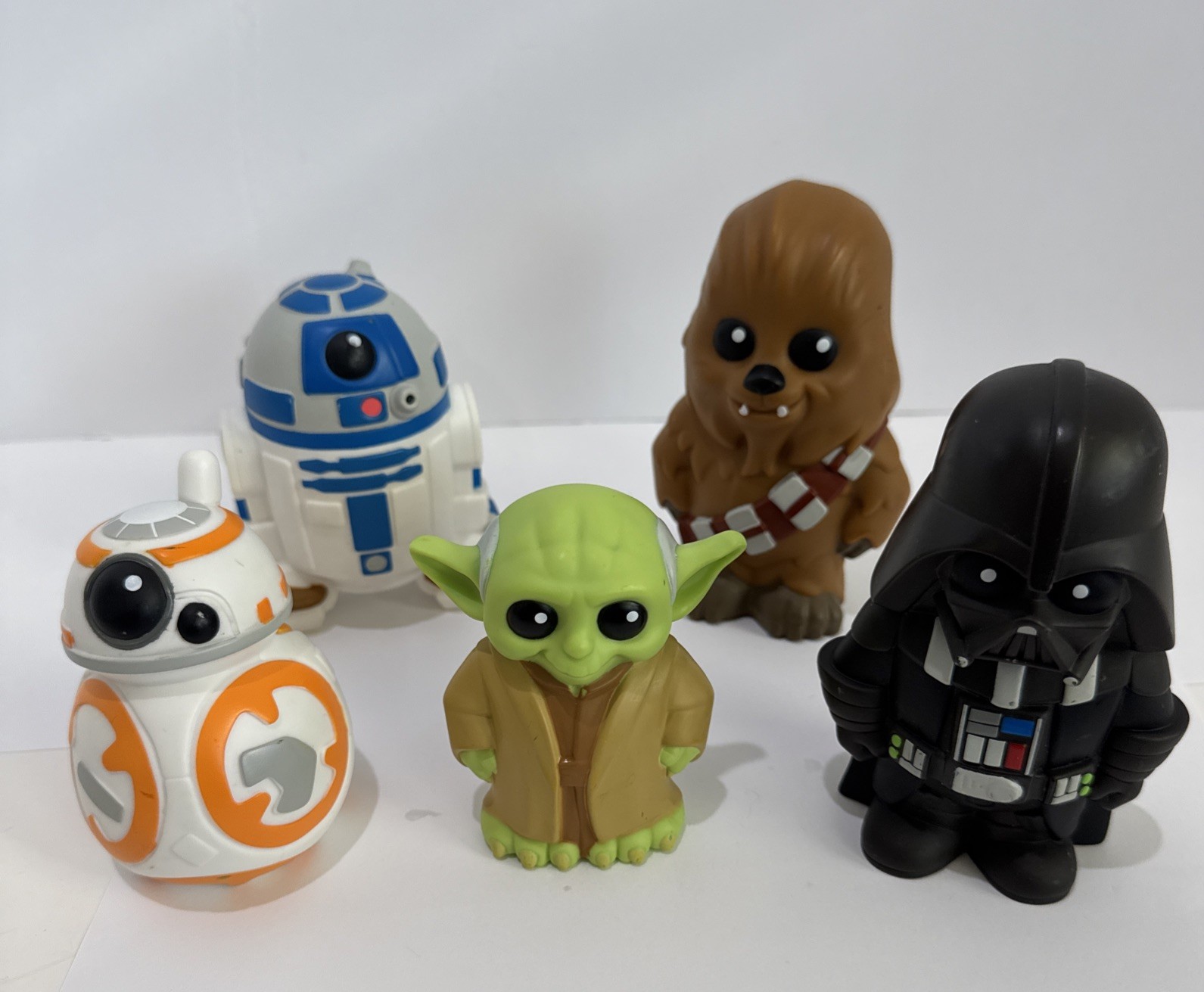 Disney Parks Star Wars Bath Toy Set - Darth Vader, Chewbacca, BB-8, R2-D2 & Yoda