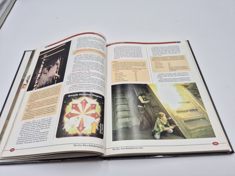 Star Wars D6 Second Edition Revised & Expanded Core Rulebook HC WEG RPG