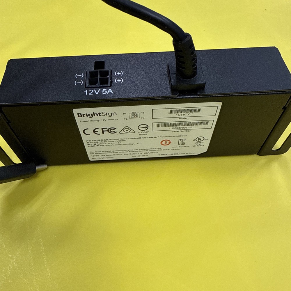 BrightSign 7-Port USB Hub (USB700)