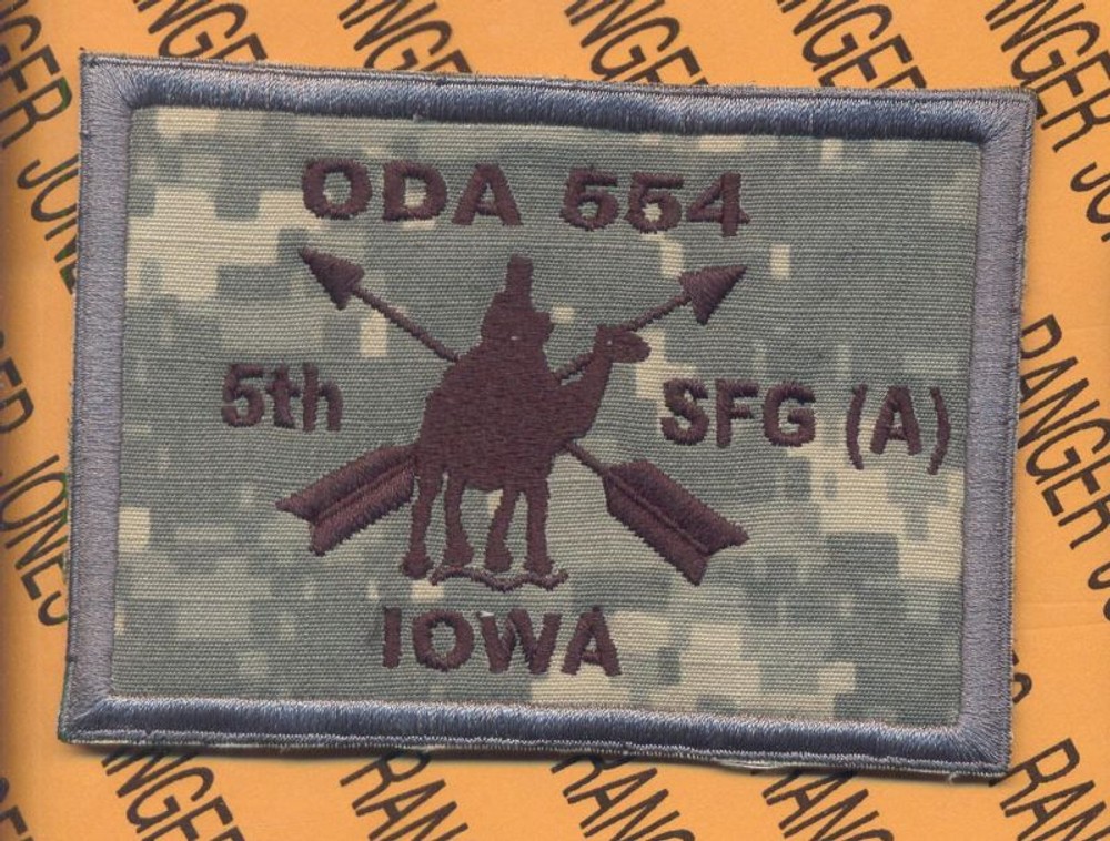 5th Special Forces Group Airborne SFGA ODA-554 ACU patch