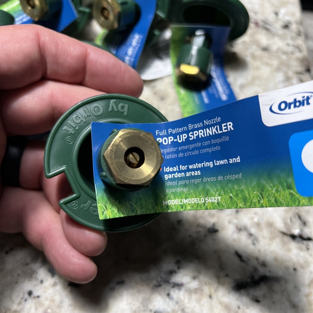 Orbit 2 Pack 54027 1/2" FNPT Full Circle Pop Up Sprinkler Head