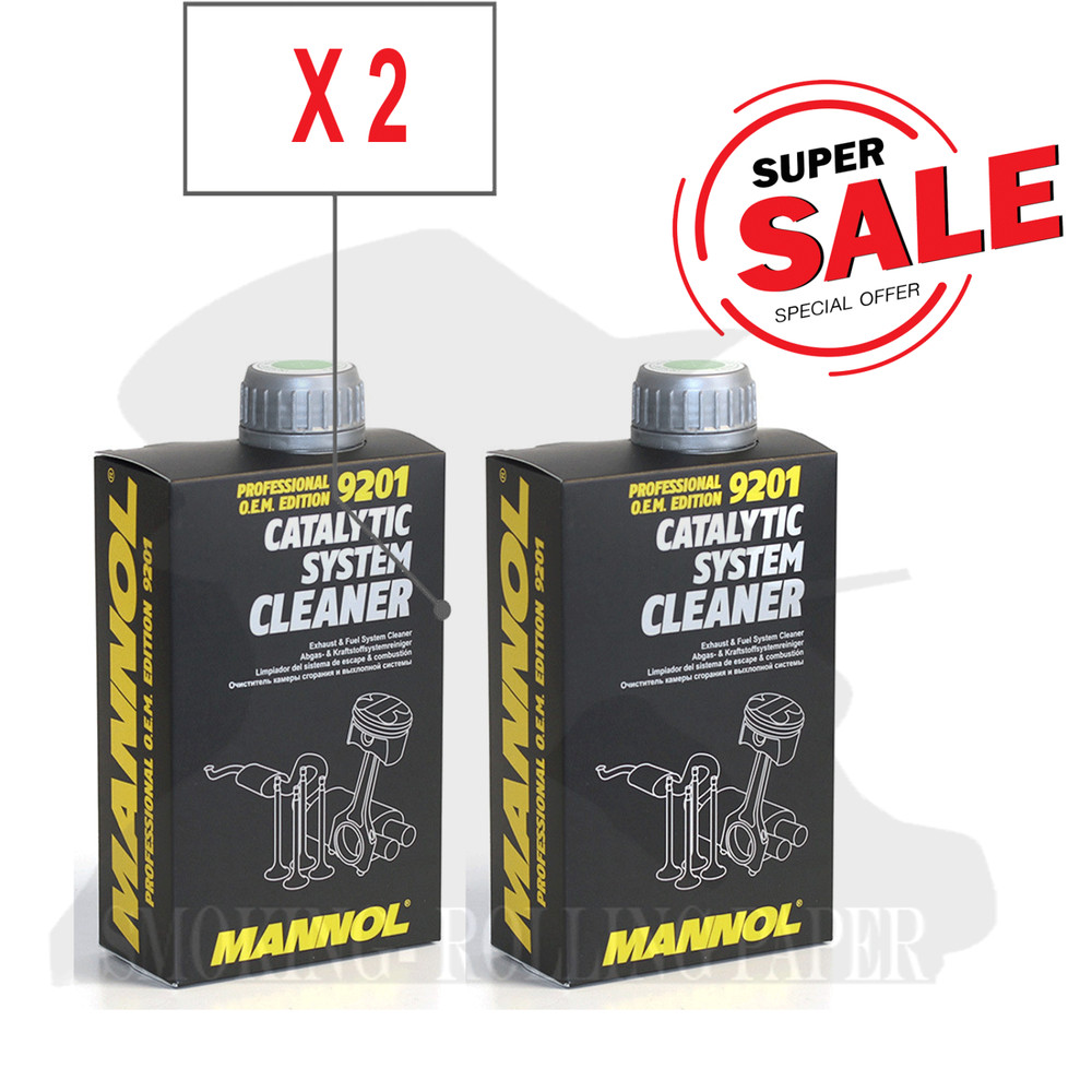 MANNOL 9201 CATALYTIC SYSTEM CLEANER ENGINE , VALVE  2 X 500ml