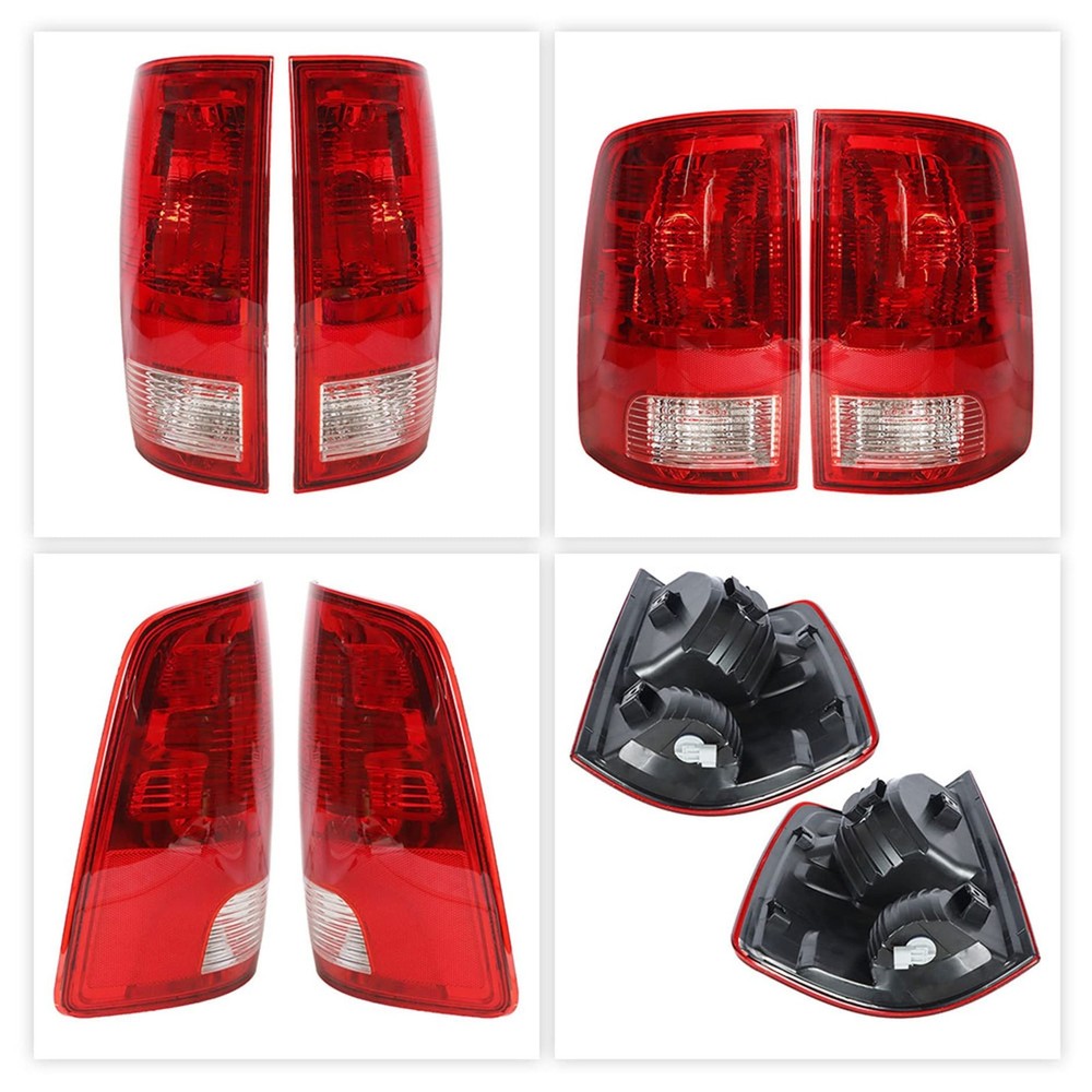 Tail Light Assembly Driver and Passenger Side Replacement for 2009-2018 Ram P...