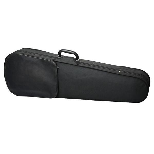 Durable Cloth Fluff Triangle Shape Case with Silver Gray Lining for 4/4 Violin.