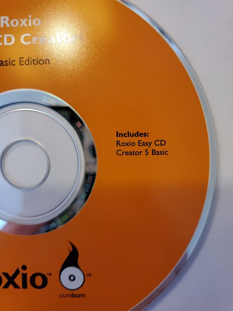 Roxio Easy CD Creator Basic Edition For Use On Compaq PC