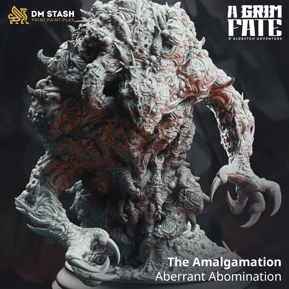 Amalgamation Eldritch Abominable Biomass Monstrosity Miniature | D&D DnD
