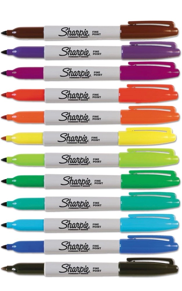 Sharpie Fine Point Permanent Markers 12-color Set