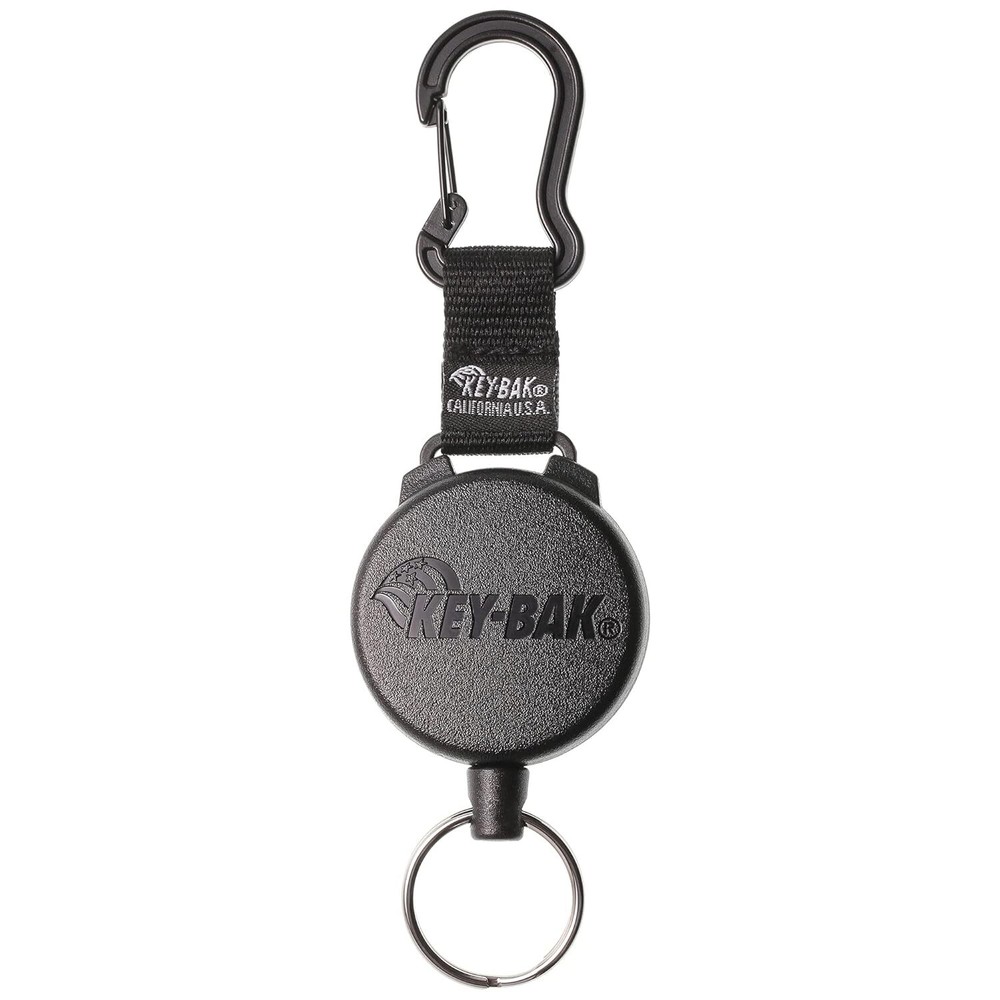 KEY-BAK SECURIT SD 36" Retractable Cord, 15oz, Split Ring, Retractable Keychain