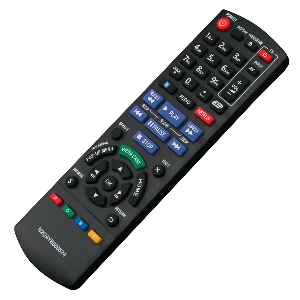 N2QAYB000574 Replace Remote Control for Panasonic Blu-ray Disc Player DMP-BDT310