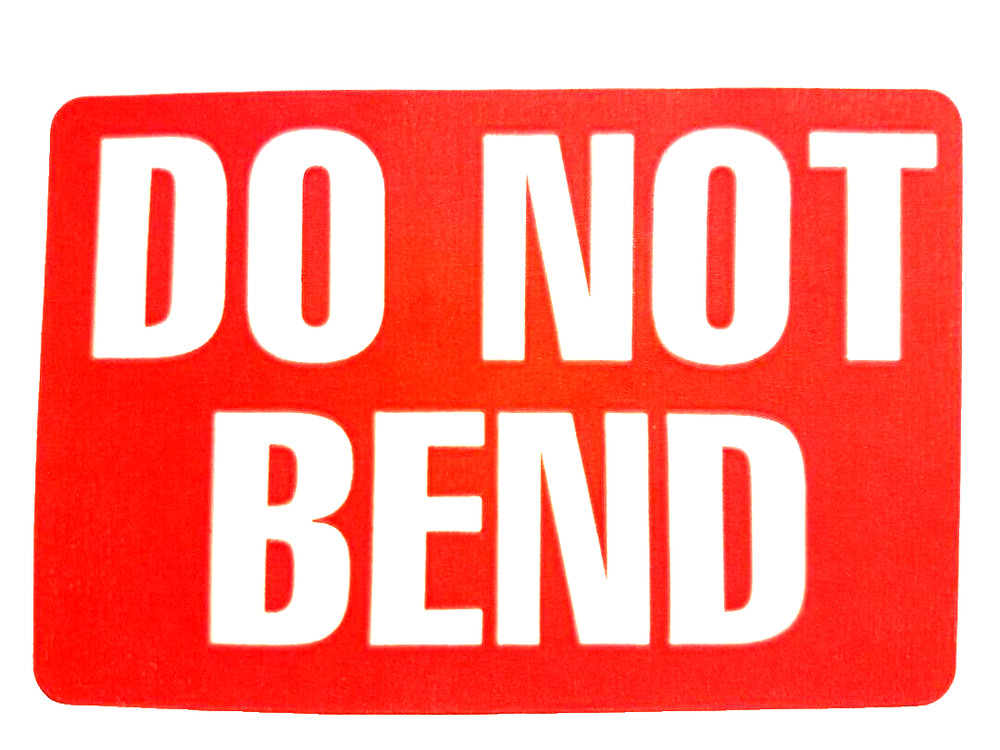 250 2 x 3 DO NOT BEND  labels