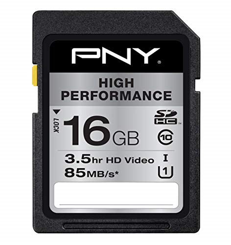 16GB High Performance Class 10 U1 SDHC Flash Memory Card +MINI TRIPOD
