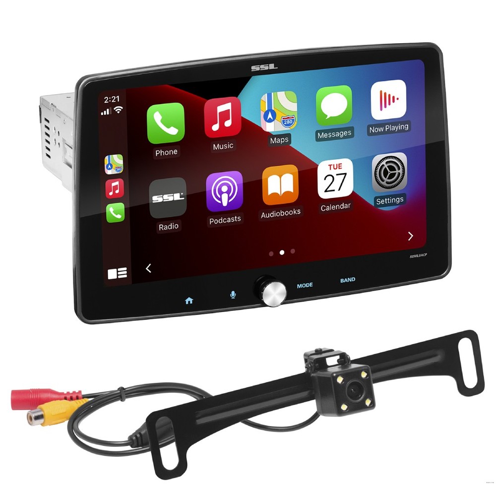 SSL SDML9ACPR Single-DIN, Apple CarPlay & Android Auto, MECH-LESS Multimedia ...