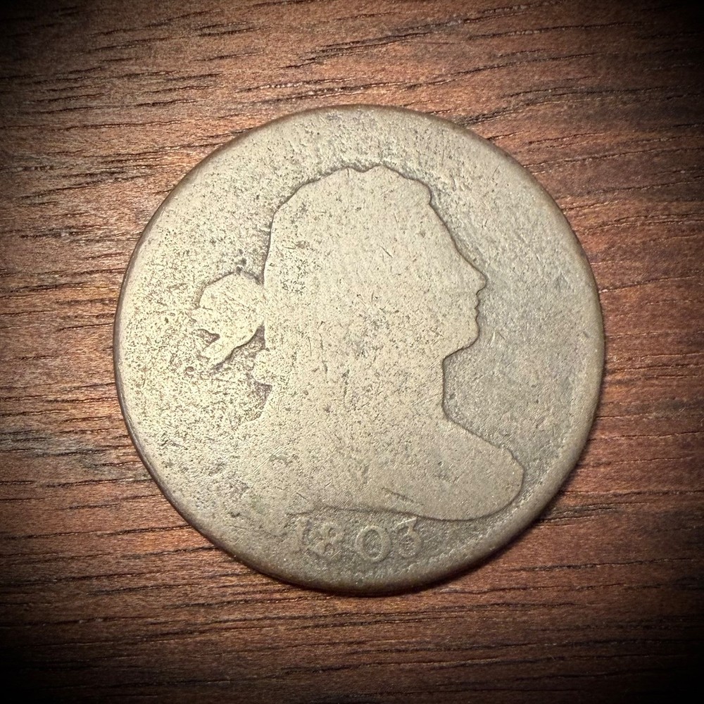 1803 Draped Bust Large Cent - Good Condition - Small Date Small Fraction